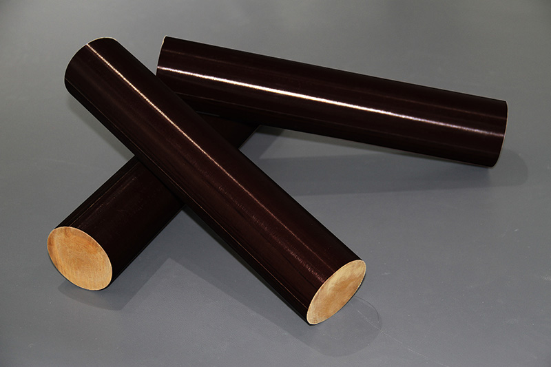 Polyamide imide laminated glass cloth rod