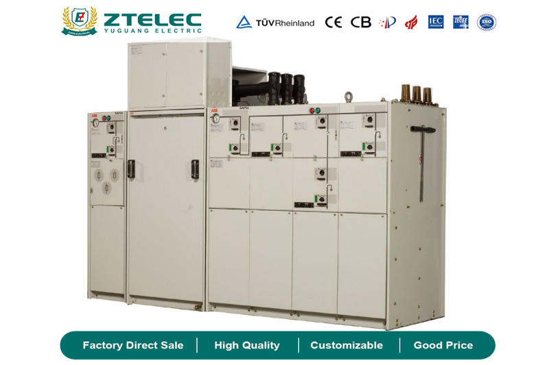 Gas-insulated ring main unit an